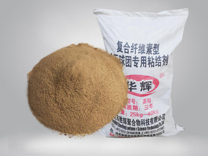 Manganese ore powder pellet binder